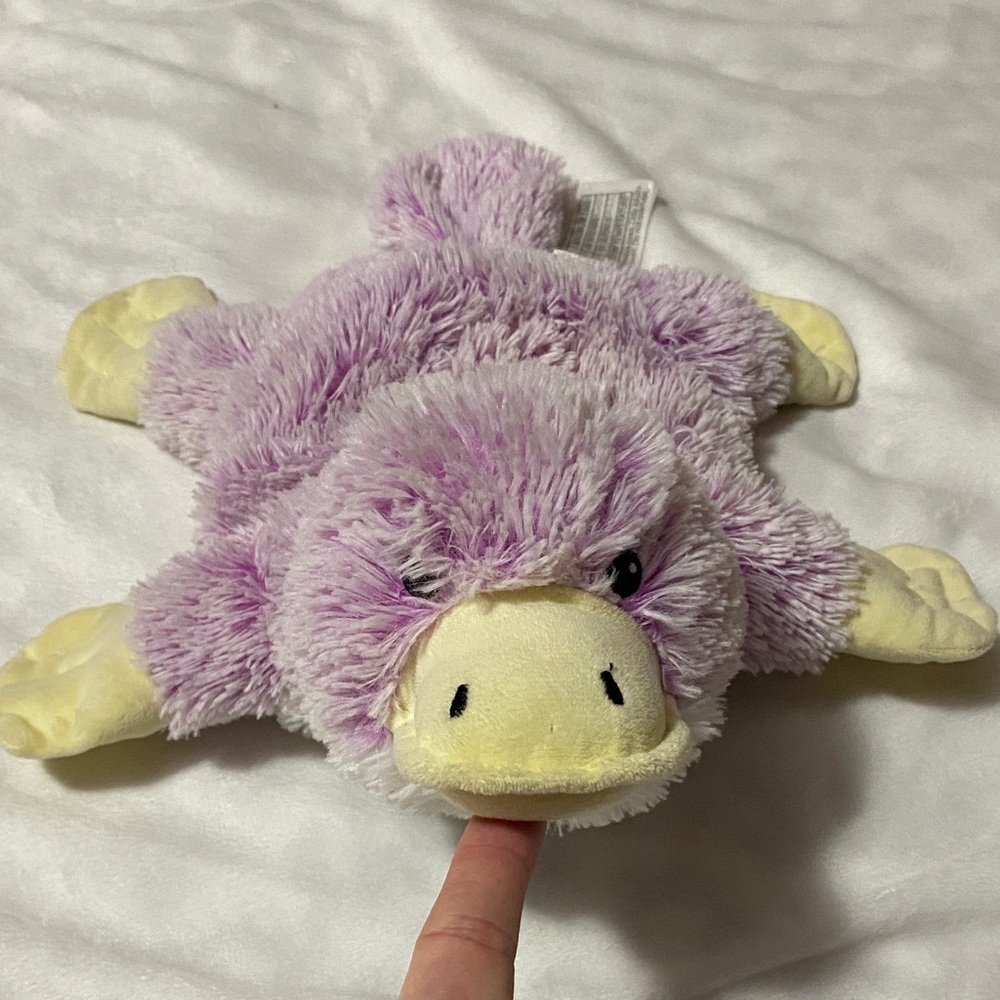 WARMIES Plush Purple Platypus lavender scented ¥